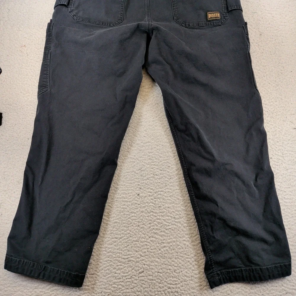 Duluth Trading Co Flex Fire Hose Relaxed Fit Cargo Work Pants Black 38x30 45507 - Picture 9 of 9